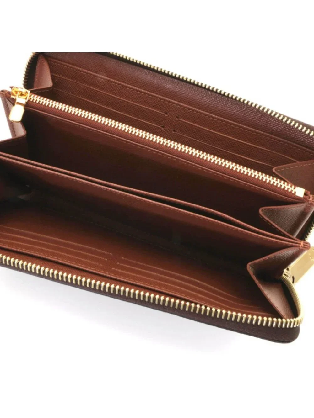 Louis Vuitton Zippy Wallet Monogram Brown Long Canvas
